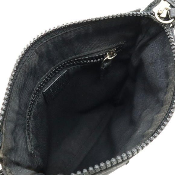 GUCCI GG Nylon Shoulder Bag Black Grey 449183 - Picture 6 of 8